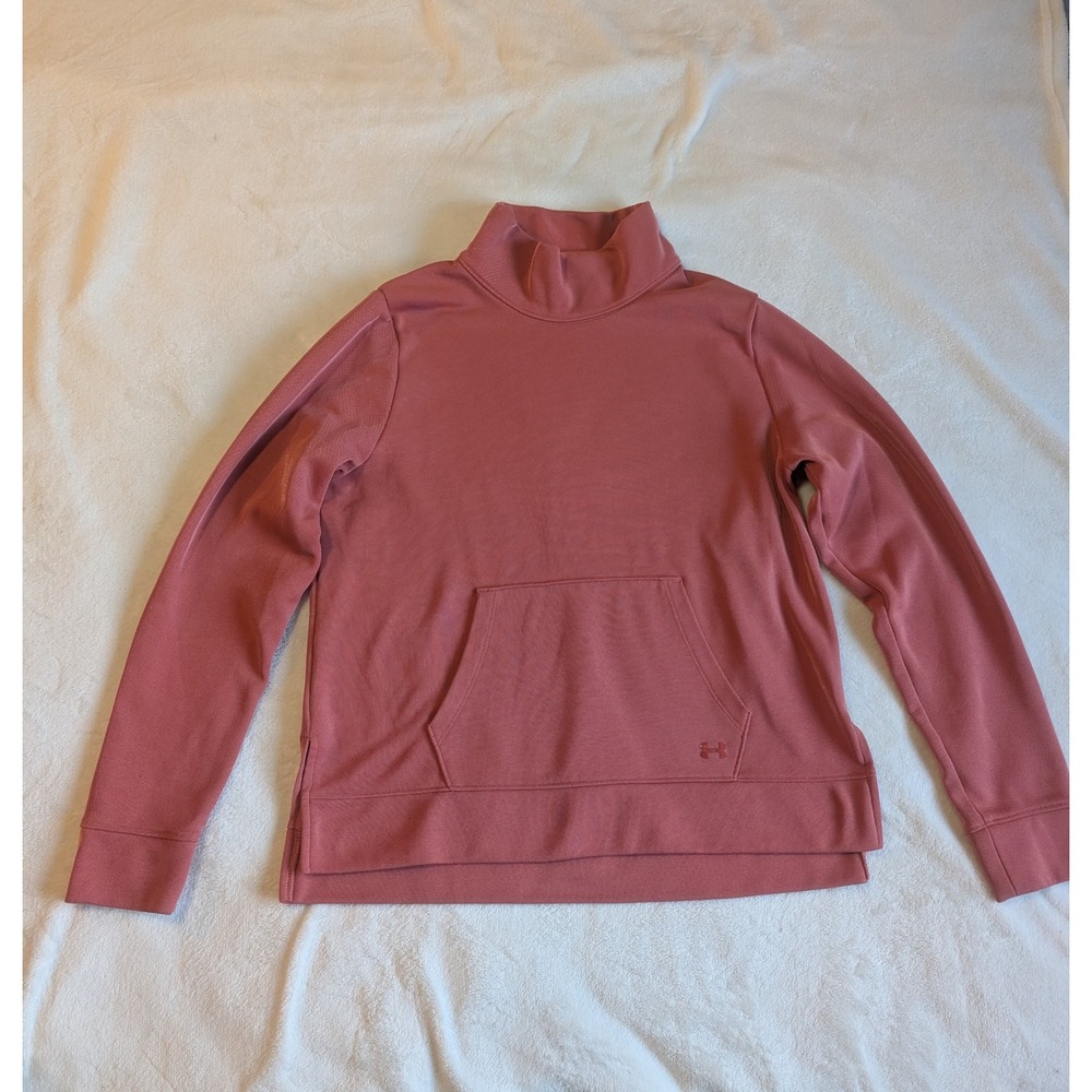 Under Armour Pullover Funnel Neck‎ Sweatshirt Top Activewear Pouch MD
